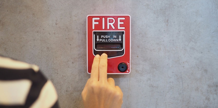 Pose système d'alarme incendie
